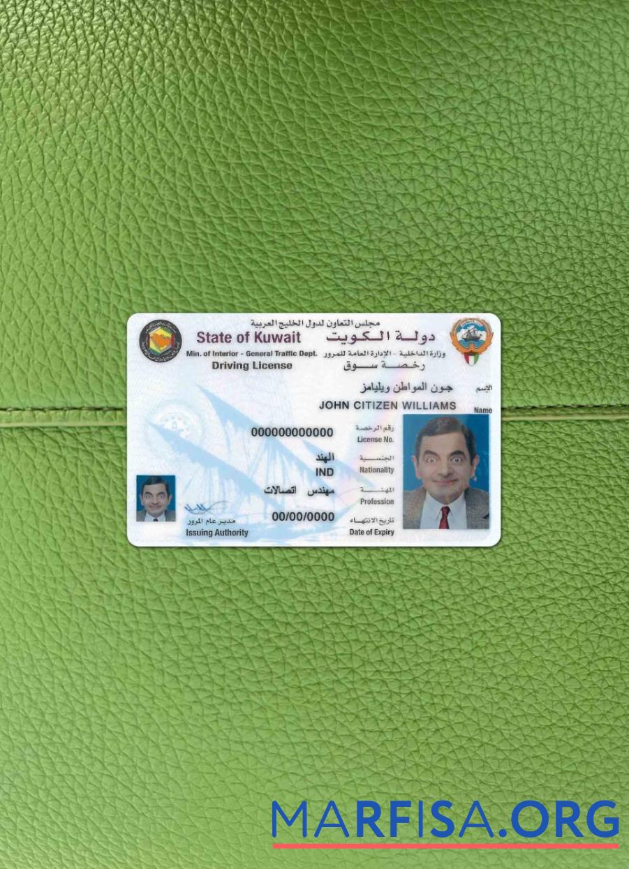 Printable Kuwait DL photolook sample